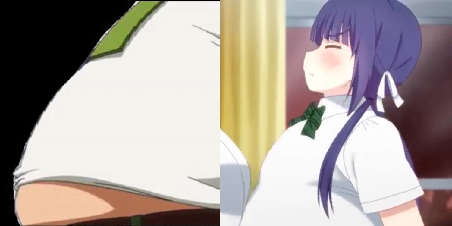 鏡餅ネeko Gifから拾ってきたから黒バックになってるけど 左がなえかちゃんの弟が太り始めたシーンで 右が太ってる時の林檎ちゃん 1枚目 重ねてみると まじか 太ったねえ林檎ちゃんぐへへ 2枚目 T Co Scc3qukc98 Twitter