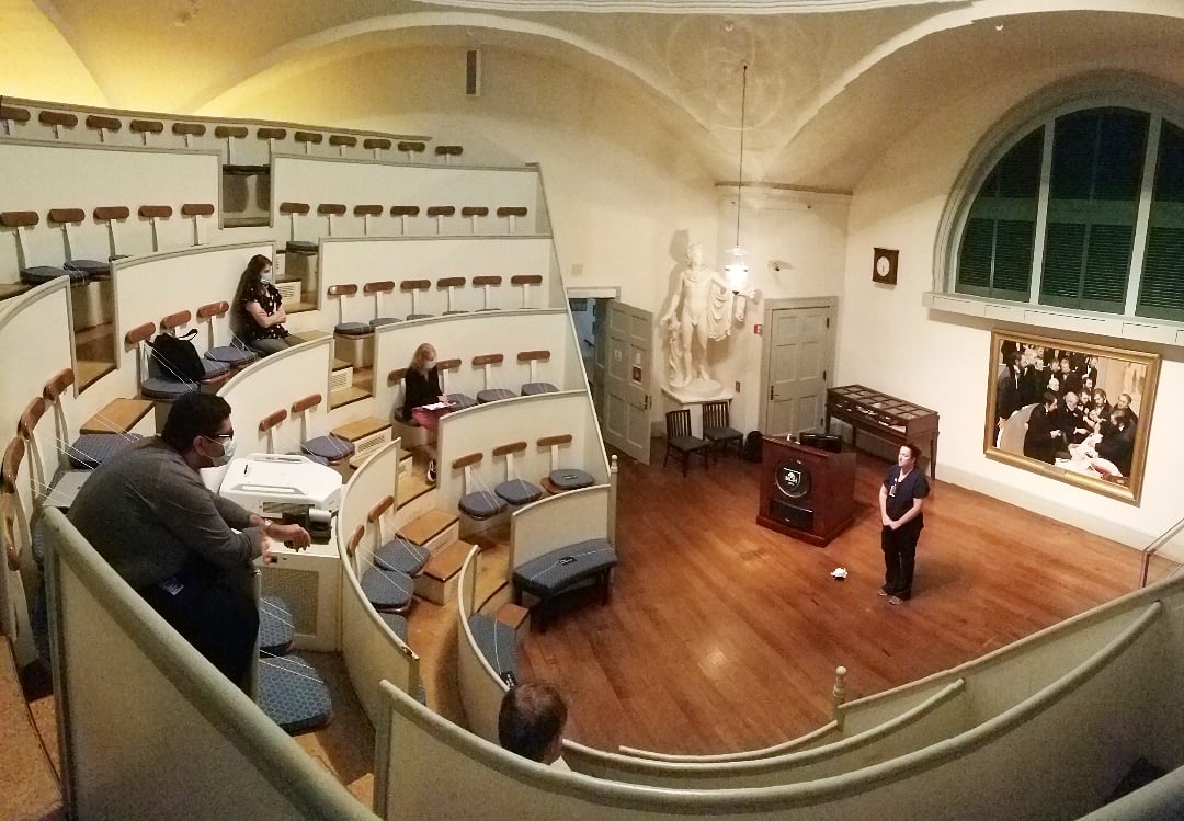 StoriesoftheMGH's tweet photo. TONIGHT! "Stories of the MGH: The COVID-19 Experience" will be broadcast live from the Ether Dome at 5:30PM EST! 
Tune in at: https://t.co/FVEwTVDVu9 https://t.co/jiVhwm43T2