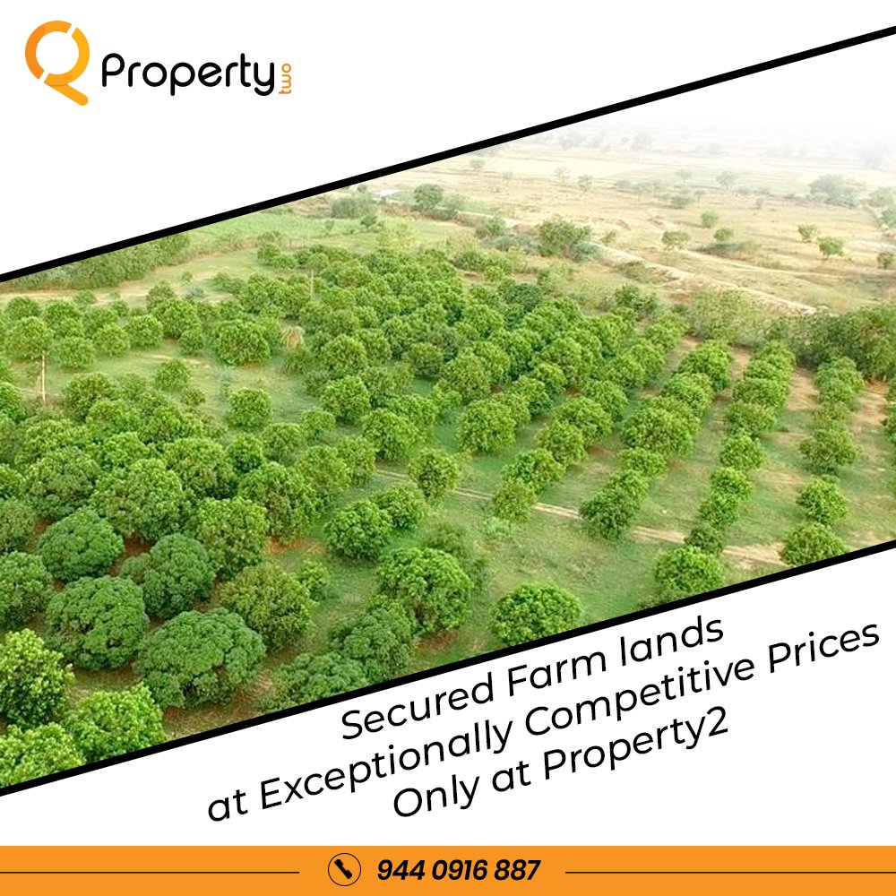 Property2sales's tweet photo. Find Agricultural land or residential plots in Telangana within your budget. Enquire Now! For more details contact us at +91 9440916887.

#RealEstate #FarmLands #Hyderabad #LowInvestments #HighReturns #IndividualLands #Farming #SecuredLife #TopClassAmenities #NoMediators https://t.co/j4ydmkHk3V
