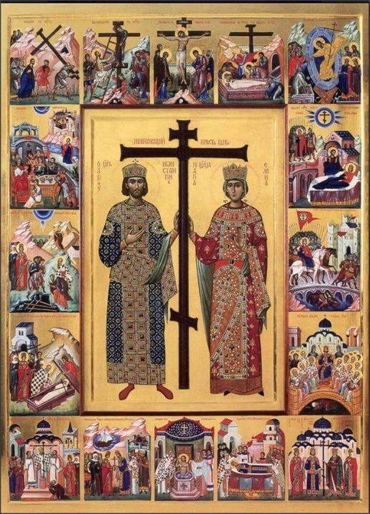 since33's tweet photo. "My heart, beset by passions, hath been weakened by the evil one ... Do Thou by Thy lifegiving Cross by which Thou hast enlivened all those in Hades, awaken me and grant me life." + Elevation of the Venerable and Life-Giving Cross, Sept 14/ Sept 27 https://t.co/LEZEugawJh