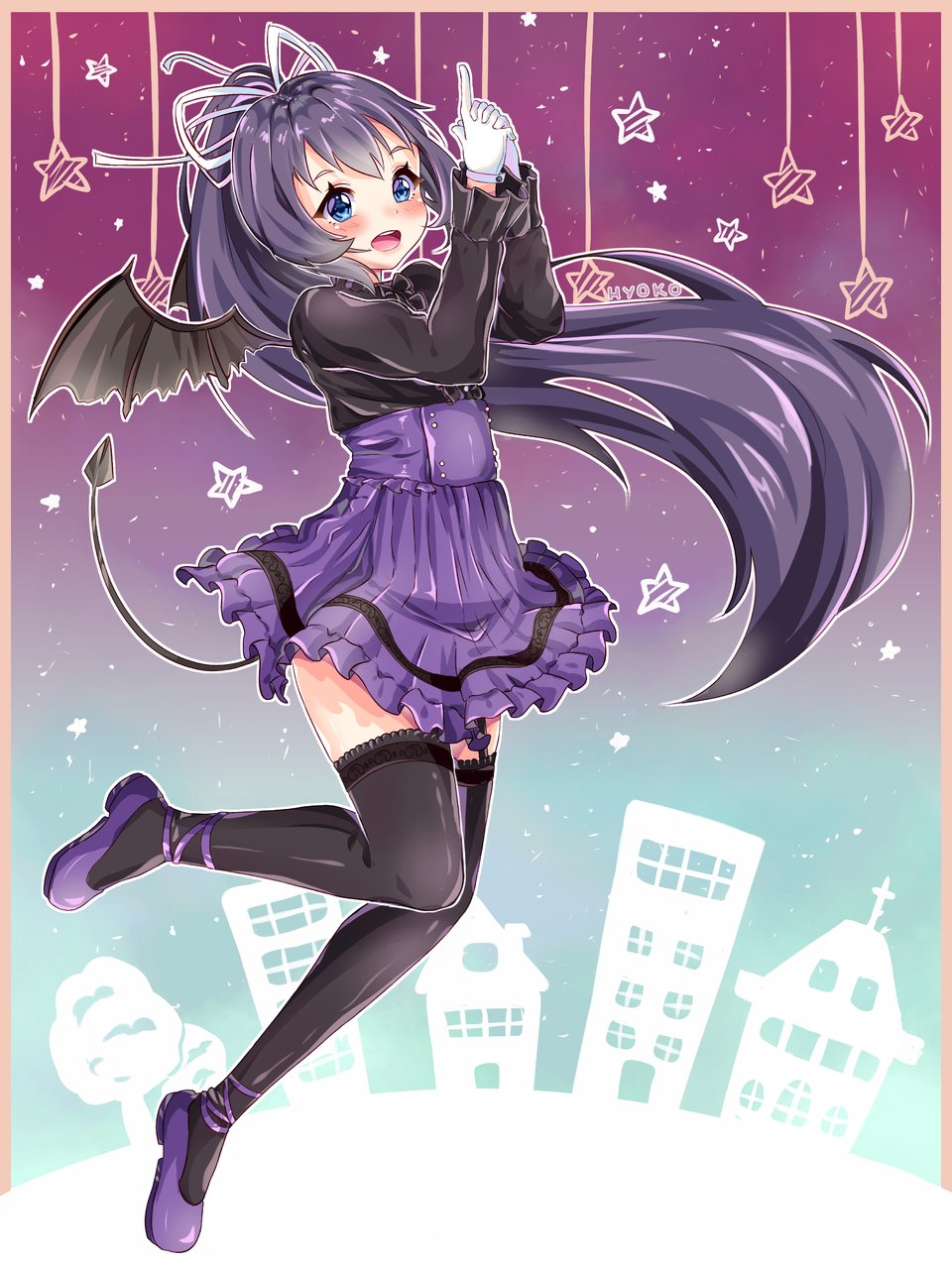 Art Street 公式 Artstreet作品紹介 Hyokoさん Hyoko Cchi の作品で Love Shoot とってもキュートな小悪魔ちゃん そのかわいさで 心臓だって撃ち抜いちゃいます Hyokoさんの他の作品はこちらから T Co Abj2gll85c