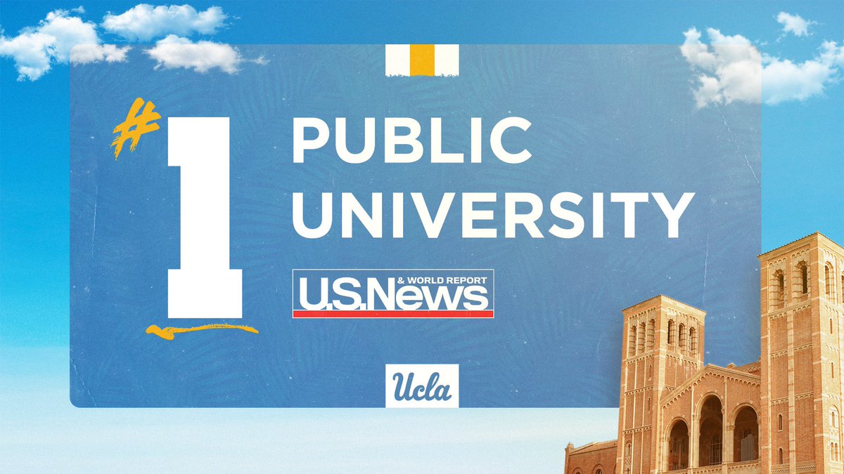 Four 🏆 years 🏆 at 🏆 #1 🏆!

<a href="/UCLA/">UCLA</a> | #BestColleges