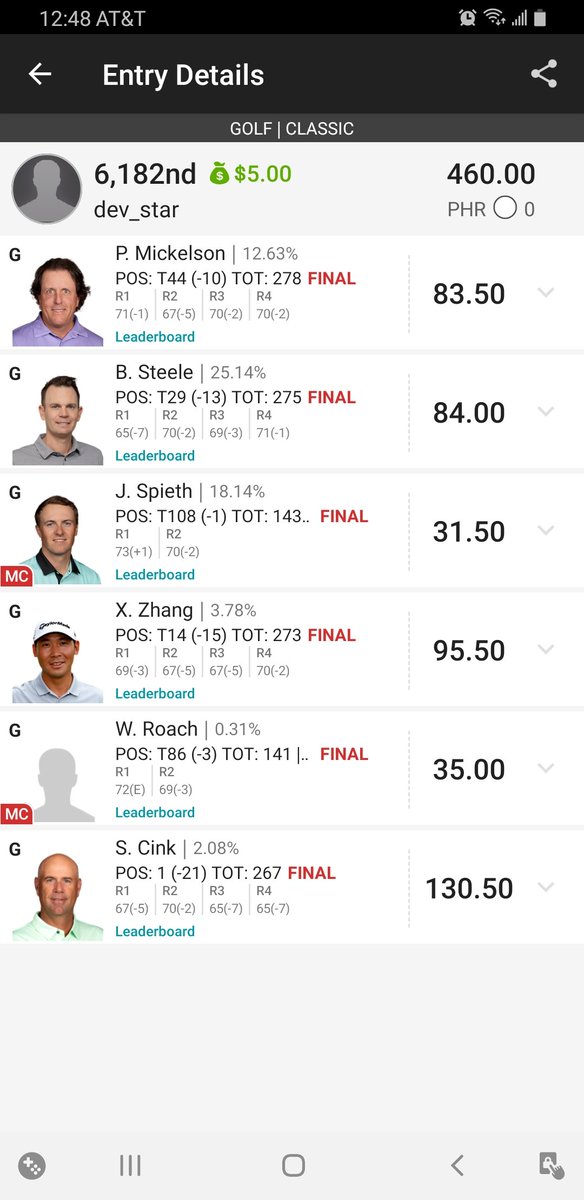 devstarsamo's tweet photo. @BonesDKGolf 5 bucks the hard way https://t.co/atd9QC63jH