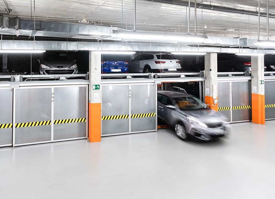 klausmultipark's tweet photo. KLAUS Multiparking-Genius Parking in the city centre of La Coruña. Two #TrendVario 4300 parking systems with 31 parking spaces offer the residents in #LaCoruña, Spain, now comfortable parking spaces. #klausmultiparking #parkandsmile #architecture https://t.co/df3TGRZNDn