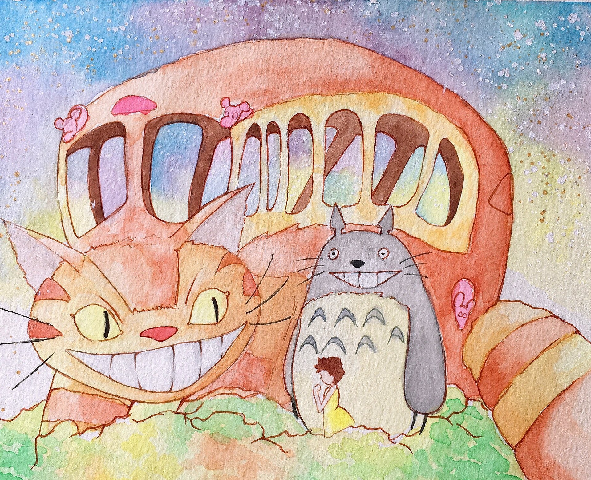 ののののののののか ジブリ 水彩 ジブリ 宮崎駿 さん イラスト 水彩画 ののののののののか ジブリ 水彩 ジブリ 宮崎駿 さん イラスト 水彩画