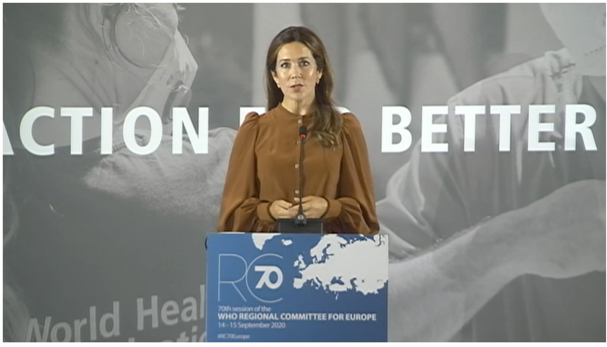 IFMSA's tweet photo. ''There can be no healthcare without the health workforce'' - Mary, Crown Princess of Denmark at the opening ceremony of #RC70Europe
@WHO_Europe #IFMSA4WHO #Advocating4europe https://t.co/0xDpMp7vEo