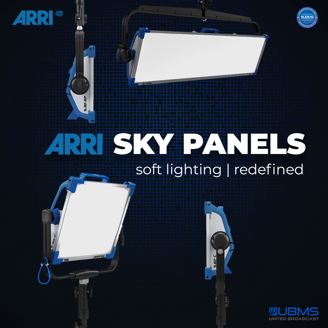 UBMSmktg's tweet photo. SkyPanel is a compact, ultra-bright and high-quality LED soft light that sets a new standard for the industry.
Visit: https://t.co/G2mr28fKqD
#skypanel #arrilighting #arri #ubms #filmproduction #videoproduction #filmlife #filmmaker #setlife #s120c #s30c #s60c #s360c https://t.co/4Nx60WARIn