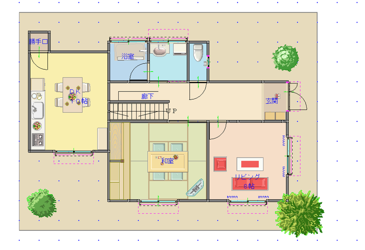 Hao 設計ソフト入れたから試しにのび太君の家の間取りを作って遊んでいる シンプルで住みやすそうだな Hao 設計ソフト入れたから試しにのび太君の家の間取りを作って遊んでいる シンプルで住みやすそうだな