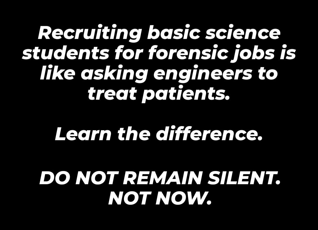ManishaMaitray1's tweet image. Support Forensic Science students for justice to prevail in India. There are many Sushant&apos;s who need justice. Each district should have it&apos;s own Forensic Expert Team to support police investigation. #equalforensicRR #askforensicjob  @shwetasinghkirt @Swamy39 @JusticeForSus10