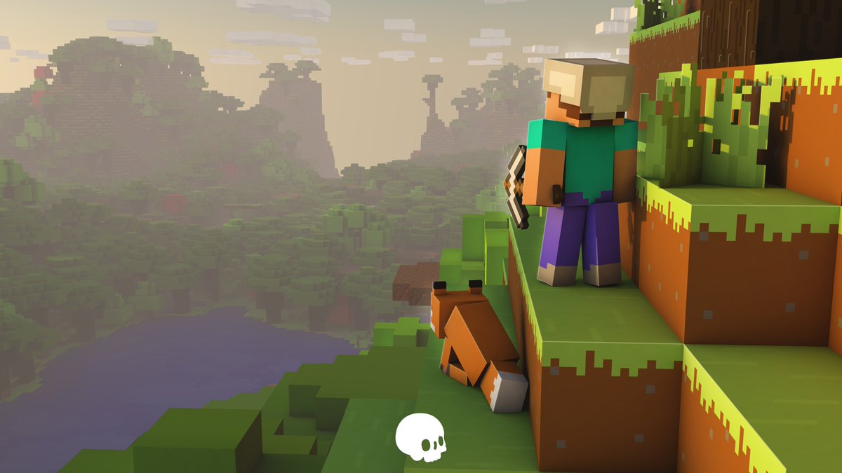 Minecraft Render Wallpaper