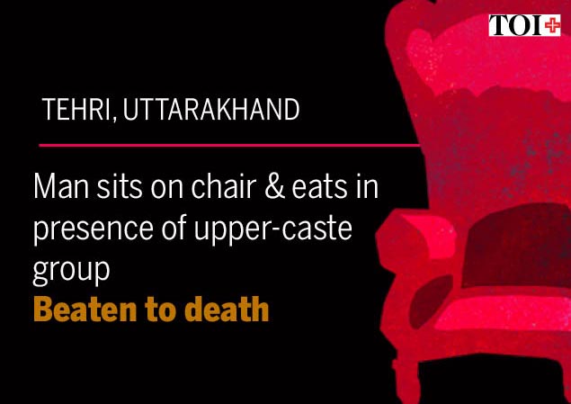 Innocuous actions, from sitting on a chair to riding a bike, have invited upper-caste wrath on Dalits who feel the latter need to be "shown their rightful place". Read   http://toi.in/TGq3Ea76 