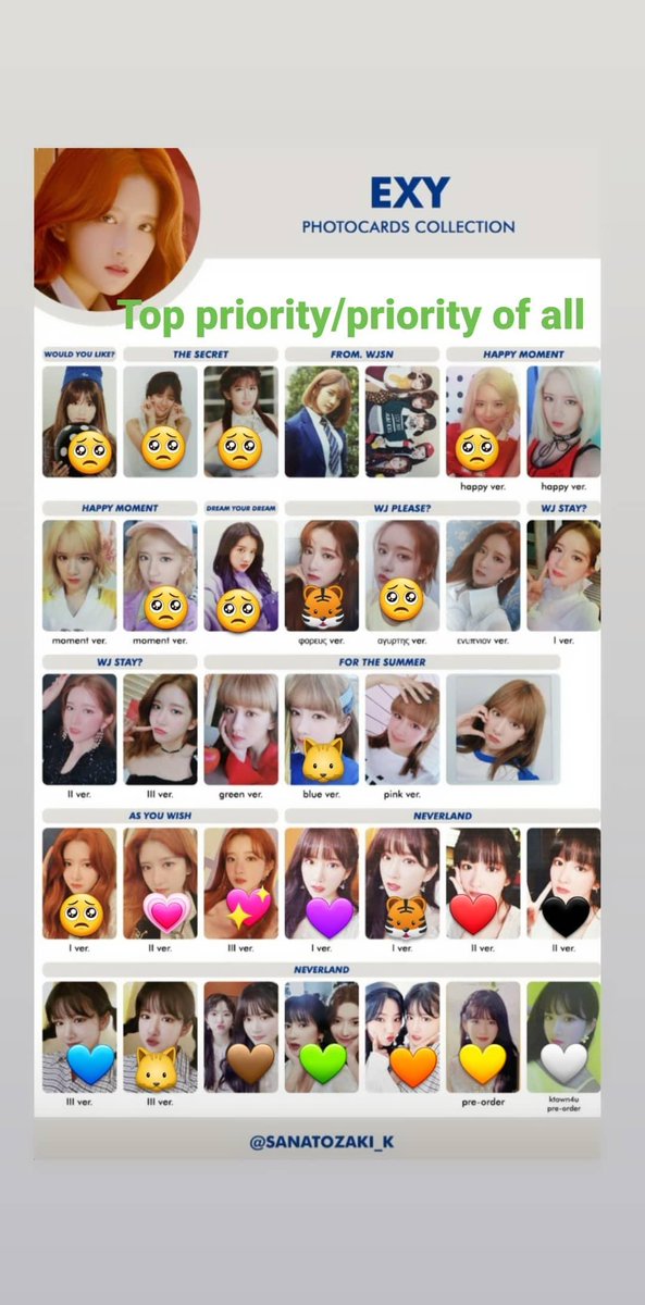 exy_yuqi's tweet photo. Wtt/nfs
Trading: exy flower postcard double
For: anything on my exy wl
Usa/Canada only
Any heart emojis means I have it
The cub and cat emojis means it's otw
The "๐ฅบ" means it's a priority
#kpoptrade #wjsnphotocard #wjsntrade #exyphotocard
@wjsnpctrade https://t.co/CLLxNpq8uK