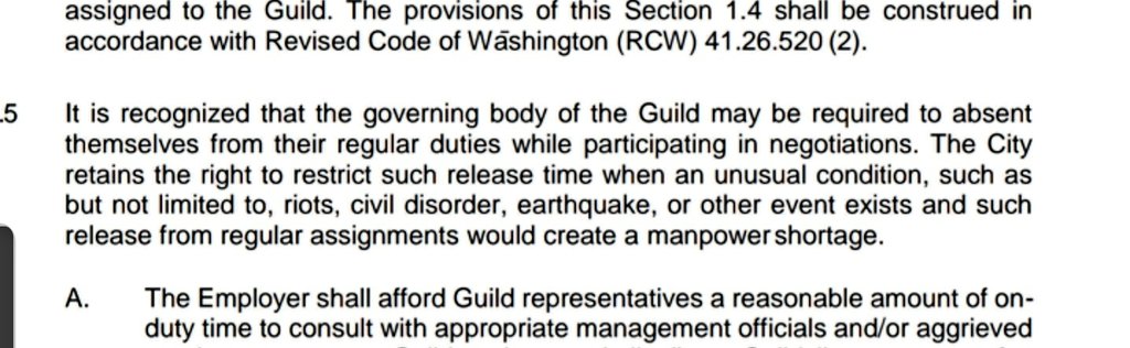 SPDBigWigPig's tweet photo. @realmikesolan @CityofSeattle Seeing as SPD is short on officers I think the City needs to exercise this clause in the CBA. We really could use the help Mike
#DefundSPD #seattleprotests #Seattleprotest #ACAB #warpigs #terrorpigs #Seattle #SPDARETHETERRORISTS #blmseattle https://t.co/ge9rS16NVz
