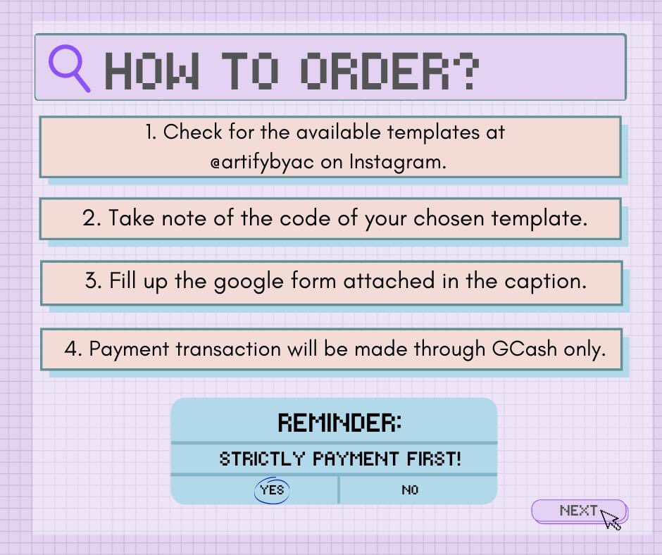 plmcedsc_'s tweet photo. For more information, read the guidelines below. You may also message the PLM College of Education Facebook page or DM @artifybyac on Instagram!

To order: Click this link https://t.co/FuIZz6VXs8

For Payments/Donations:
GCash Account: John Francis Mazo | 09151196106 https://t.co/fs5CfZ289f