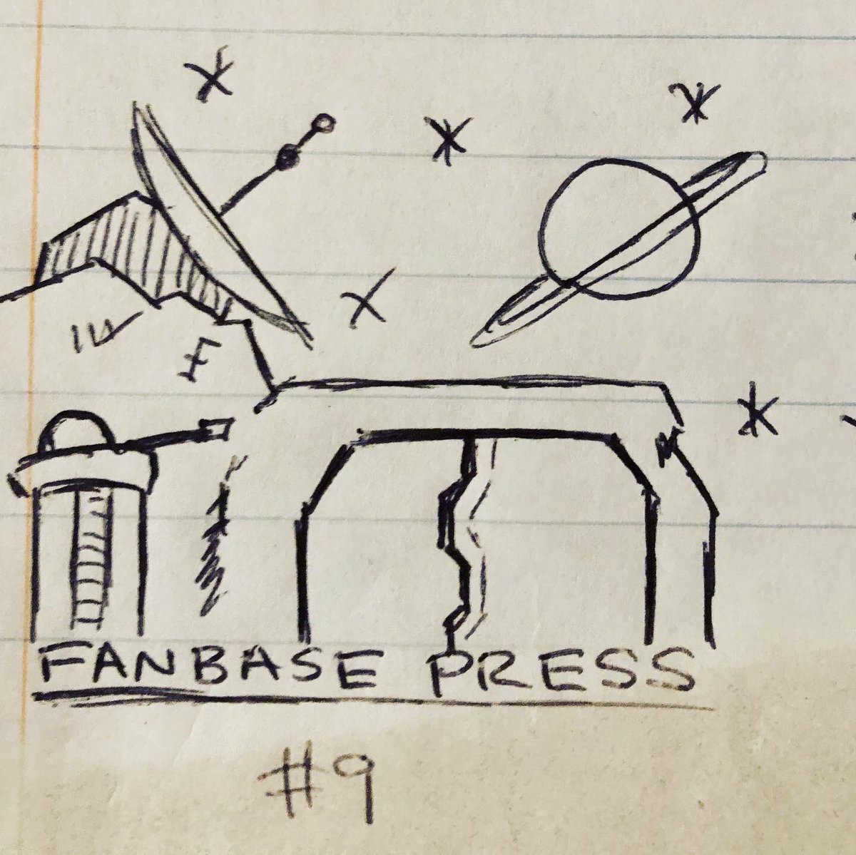 ComicBookSlayer's tweet photo. You’ve seen the #FanboyComics #logo concept #sketches. Now, here are the #FanbasePress versions!
I whipped up these crude concepts, but the final glorious logo was created completely by the incredibly talent #OceanoRansford. https://t.co/ZClv5oiIGW