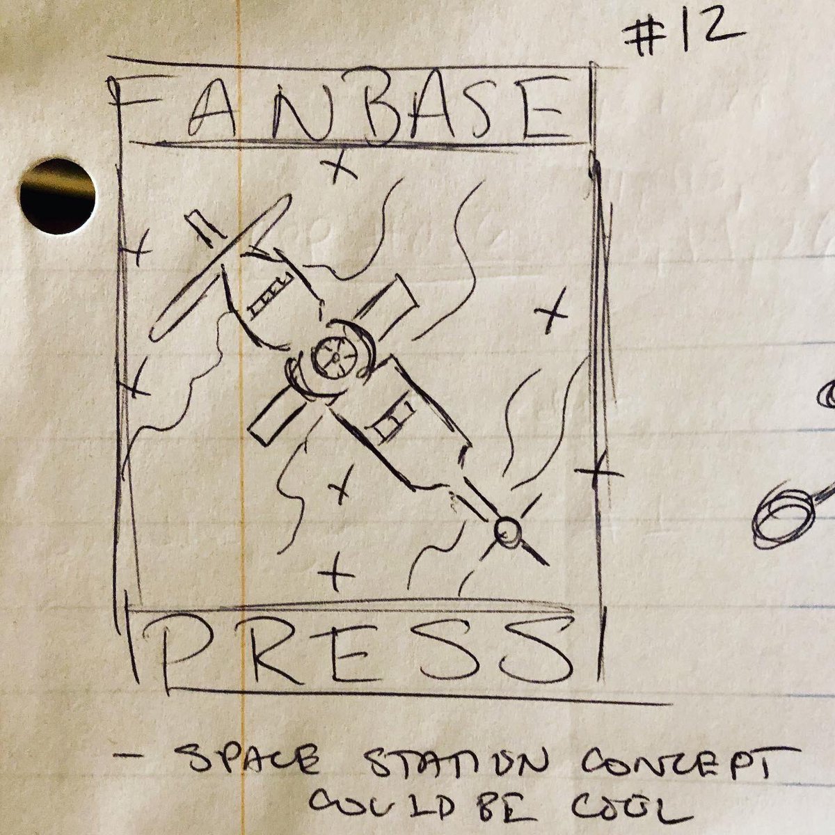 ComicBookSlayer's tweet photo. You’ve seen the #FanboyComics #logo concept #sketches. Now, here are the #FanbasePress versions!
I whipped up these crude concepts, but the final glorious logo was created completely by the incredibly talent #OceanoRansford. https://t.co/ZClv5oiIGW