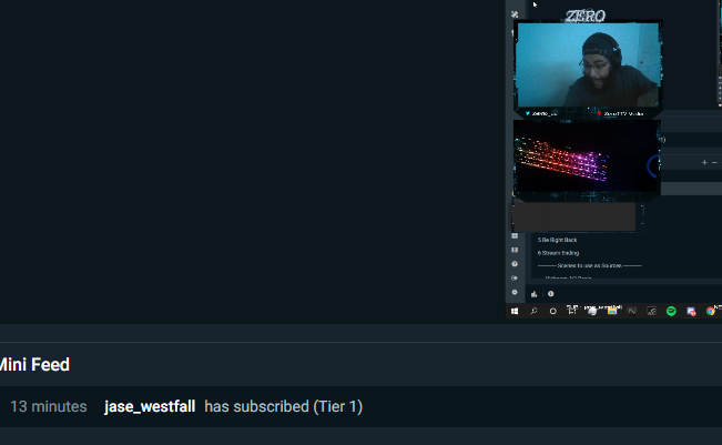 Z3R0_oo's tweet photo. 1st Sub, But We Were Offline But Still Super Appreteated Much Love @jasewestfall💪 ❤#twitchstreamer #streamer #subscriber #twitch #notlive #sponsor #gamer https://t.co/xiEkUT1yjZ