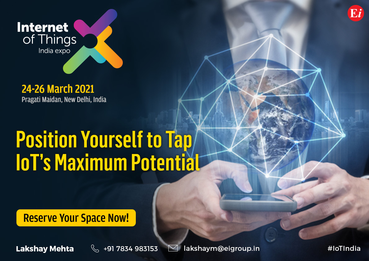 IotIndiaExpo's tweet image. Exhibit at the @IotIndiaExpo to gain maximum awareness for your brand &amp;amp; consolidate your position as an #Industry leader. 

Grab a prominent space today - bit.ly/2JLVQsD

#IoT2021 #IoTIndia #IIoT #Industry40 #Drones #Robotics #AI #Automation #DigitalIndia