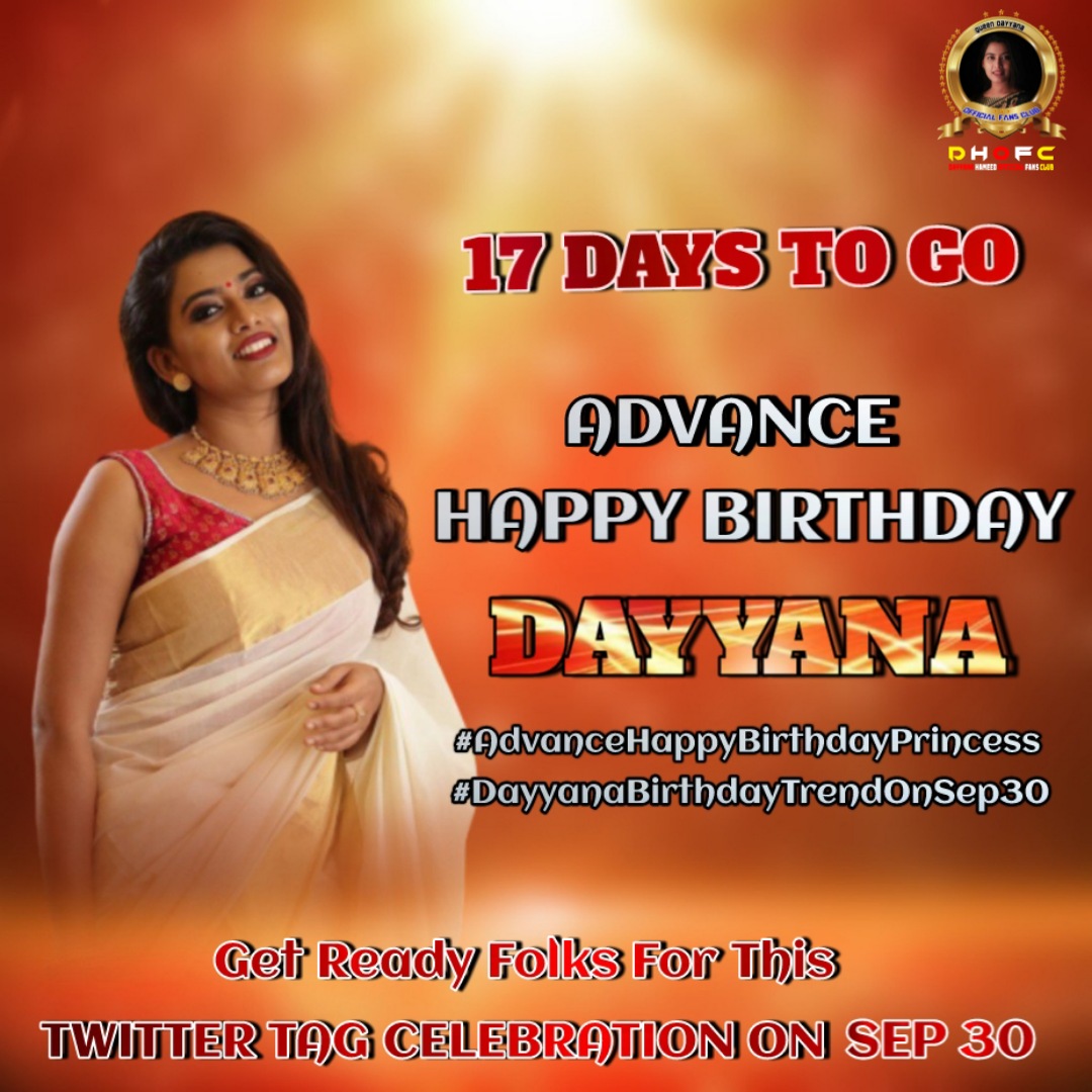dicruze3's tweet photo. 17 Days To More For Our
 Princess's Birthday 🎉🎊

#AdvanceHappyBirthdayPrincess 💙

#DayyanaBirthdayTrendOnSep30 🌟

Get Ready Guyz For This
 Tag Celebration 🤩🤙🏻 https://t.co/BMwUIxbCS9