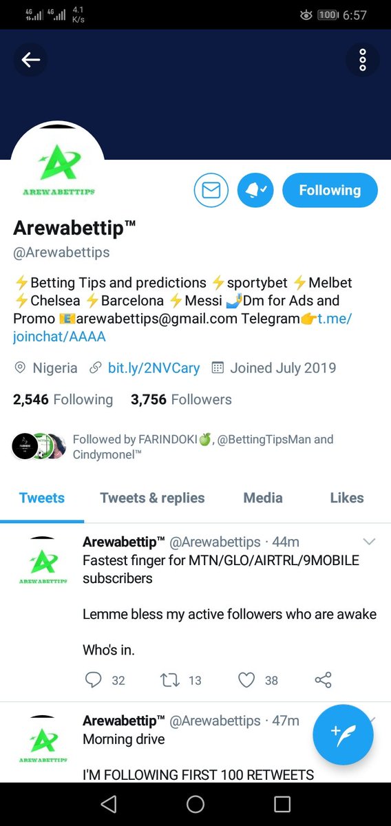 Papinkem's tweet photo. @Arewabettips I hope I'm not late to this party. Thanks sir
ID: 7025540358 https://t.co/7w4NniYuGW