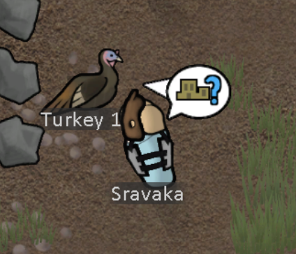 almost immediately afterwards, sravaka tamed a turkey! we're working our way up to tame salamanderturkey names for a lovely lady who likes stories about aliens?