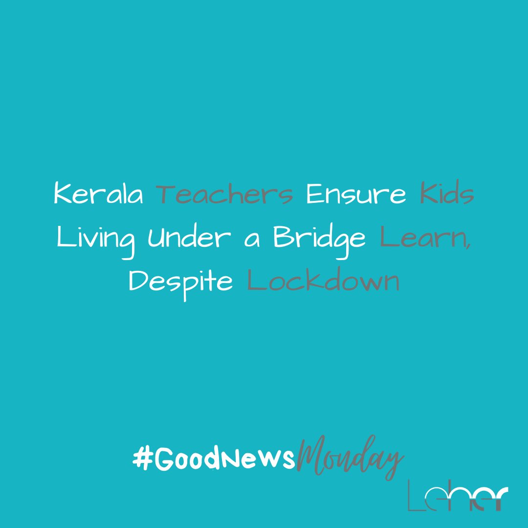 LeherIndia's tweet photo. Uncertain times like these test the mettle of a true educator. And sometimes, everyday can be Teachers' Day!
#GoodNewsMonday  #LetsMakeMondaysGoodAgain #WhyDoBoring  
Full story
👇
https://t.co/Txv7oJ8oKJ https://t.co/3pkkF4lfne