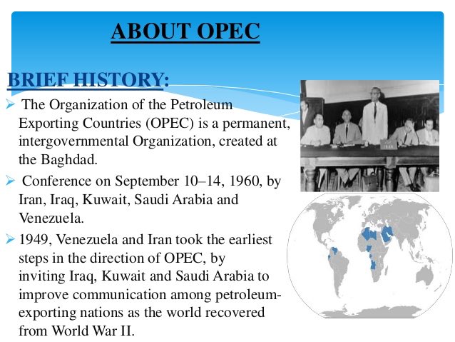 14.9.1960 The Organisation of the Petroleum Exporting Countries #OPEC was formed 60 years ago #OTD in Baghdad by #Iraq #Iran #Kuwait #Saudi #Arabia & #Venezuela #GlobalOilMarket