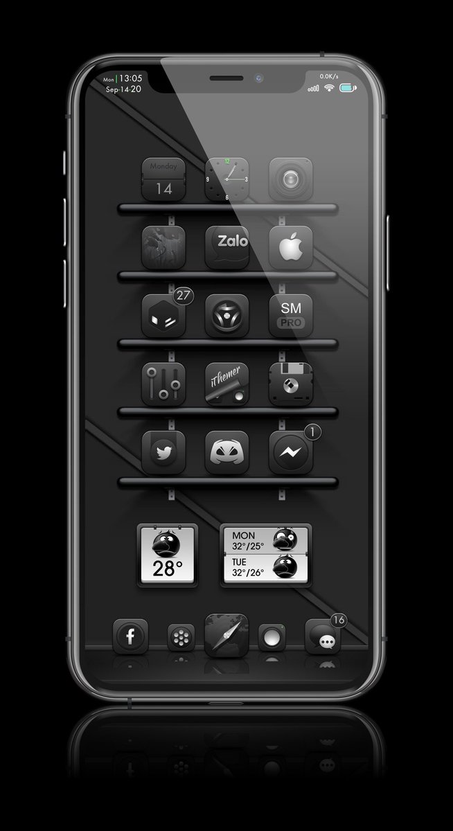 JimmyNguyen80's tweet photo. Still playing with @bulldog5278 icons
#3esome
#Wall by @kyawthihaphyo
#DocknRoll by @TER4M
#widget by @daddykool666
#SMPro by @screenshot_pro
#Statusbar by @OuniDesigns
#Dock by @Nyk0n_
....
Many tks to all talented creators. Wish y all have a nice and lucky day 🙏😍 https://t.co/RaulR33k4b