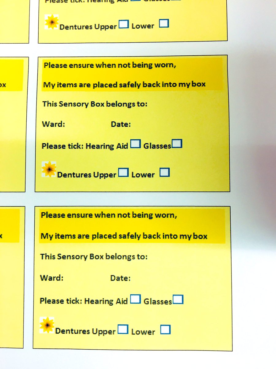 Thank you <a href="/AsdaBolton/">Community Champion</a>  for the Sensory Boxes #safestorage #keepingmyitemssafe #communication #comfort #admiralnurse <a href="/boltonnhsft/">Bolton NHS Foundation Trust</a> <a href="/DementiaUK/">Dementia UK</a> <a href="/amakepeace1/">antony makepeace</a> #AACDQI