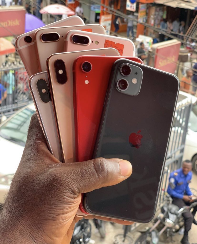 mbachidi3's tweet photo. I beg y’all to kindly retweet 🙏🏾 🙏🏾 
iPhone 6 45k
iPhone 6s 65k
iPhone 7 75k,7+ 122k
iPhone 8 125k, 8+ 165k
iPhone X 200k, Xr 215k
iPhone Xsmax 280k
iPhone 11 300k, 11 pro 380k
iPhone 11 ProMax 450k

Hurry &amp; DM 4 more.
#MondayMotivaton #iPhone https://t.co/sID1k5HHFN