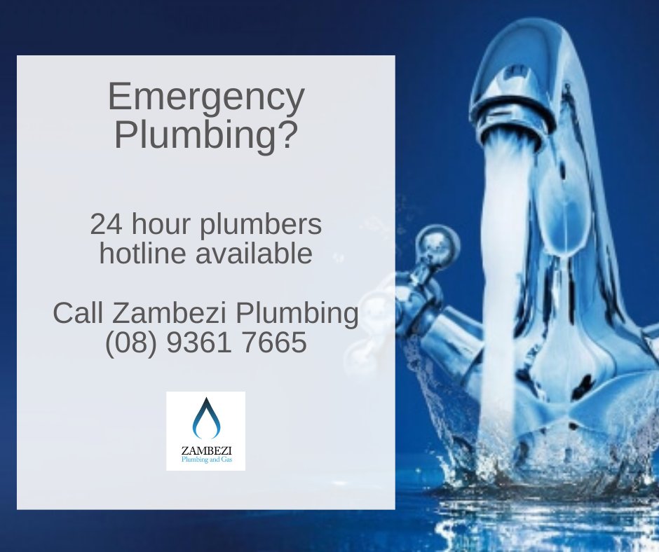 ZambeziPlumbing's tweet photo. We are open 24/7/365 because plumbing emergencies don't wait. https://t.co/l3gPYzyIXP  #plumbing #emergencyplumbing #24hourplumbers #Perthplumbers #plumberPerth https://t.co/1NXtialUHn