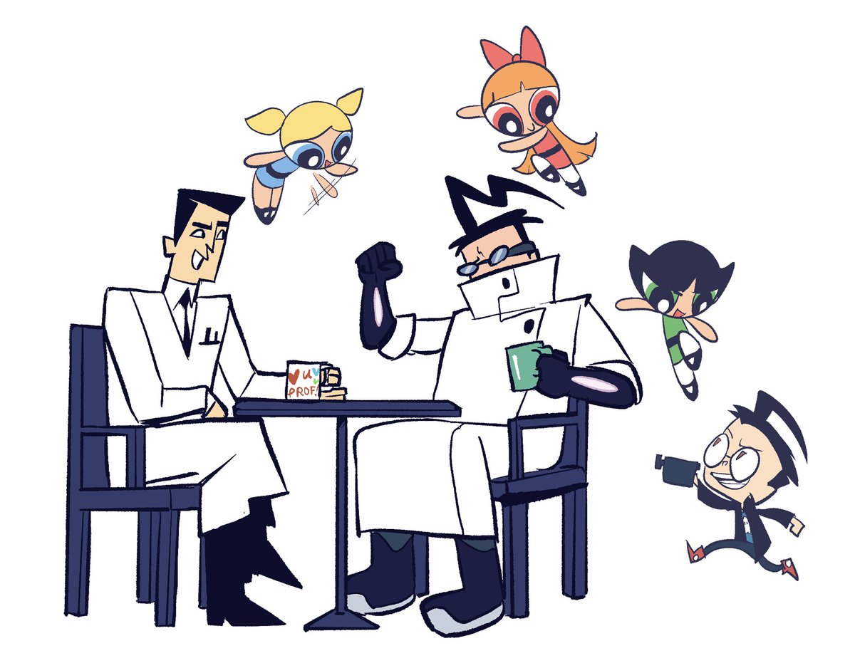 spruiko's tweet photo. professors just talking about science things! https://t.co/DgDJWrYVM1