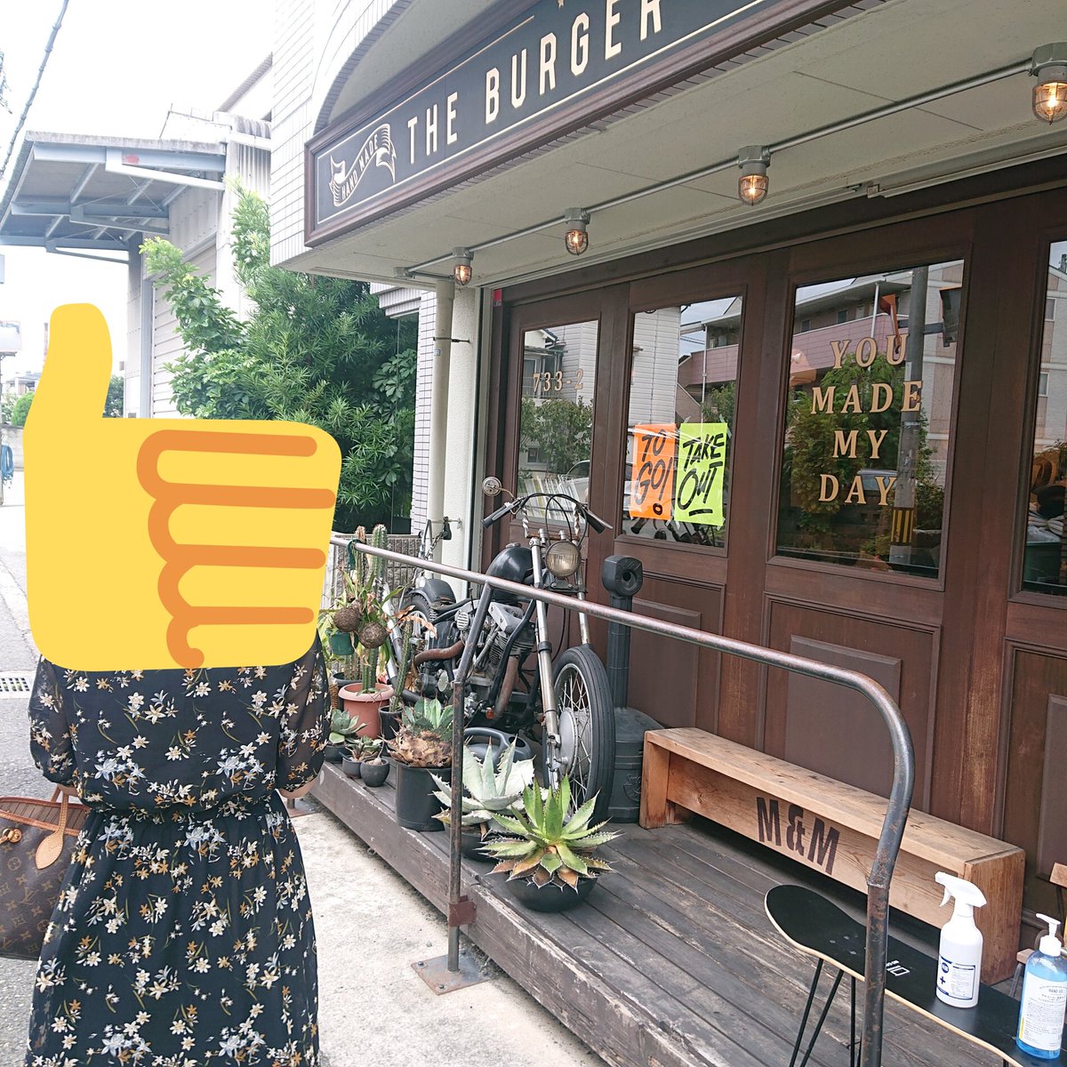 vR8alJOkcOp0Kgs's tweet photo. お休みの昨日は
堺市の深井にあるバーガー屋さん
に行ってきました🍔
グレートな美味しさでした✌️
まんぷく太郎💫
#ランチ #バーガー #natmeg
#バイク屋の休日 https://t.co/lSnNEHBexE