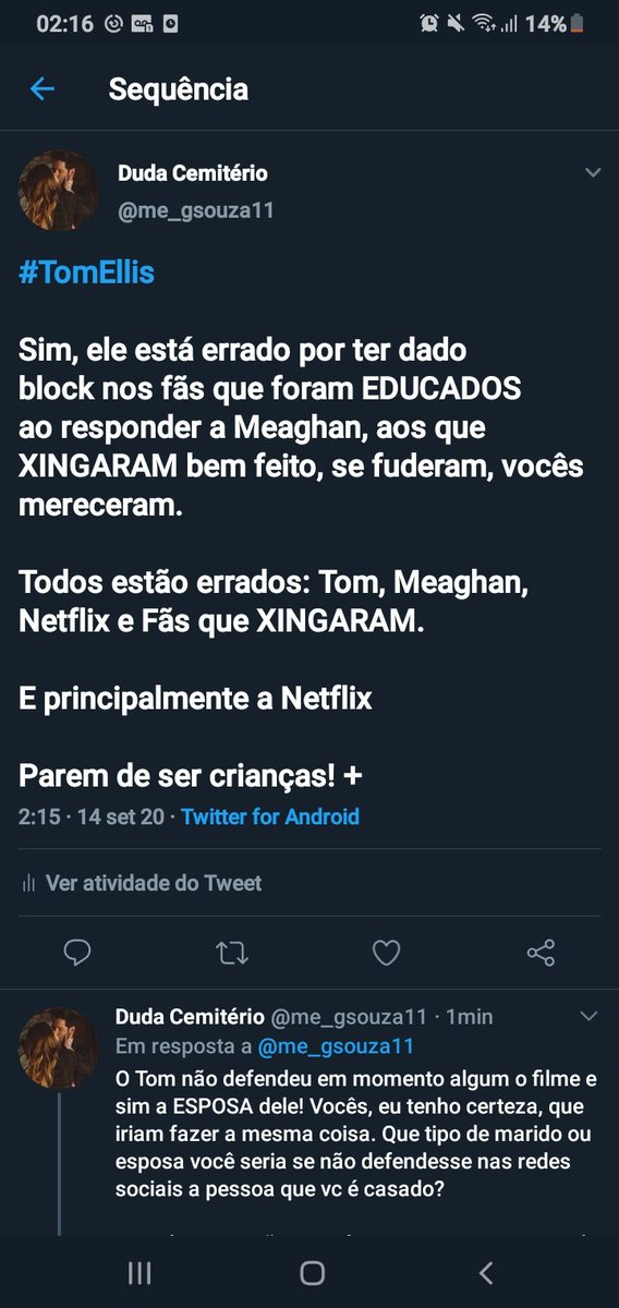 meg_morningstar's tweet photo. *tom ellis*

Lê está merda aqui e parem de ser babacas! https://t.co/O2wFAFPi3N