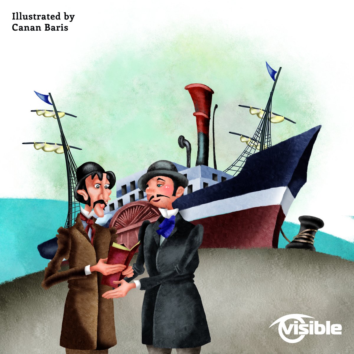 Visible_Press's tweet photo. Phileas Fogg, a rich British gentleman, reads in a newspaper that after the opening of a new railway in India, it will be possible to travel round the world in 80 days. 
🌍https://t.co/NLNjsCM0Zj

#visiblepress #englishlanguage #aroundtheworldineightydays #julesverne #billbowler https://t.co/OH80ayTVsU