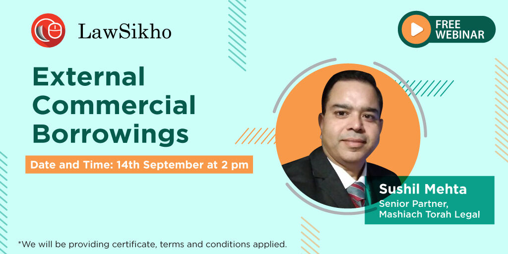 LawSikho's tweet photo. Join Senior Partner, 𝗠𝗮𝘀𝗵𝗶𝗮𝗰𝗵 𝗧𝗼𝗿𝗮𝗵 𝗟𝗲𝗴𝗮𝗹, as he discusses on '𝗘𝘅𝘁𝗲𝗿𝗻𝗮��� 𝗖𝗼𝗺𝗺𝗲𝗿𝗰𝗶𝗮𝗹 𝗕𝗼𝗿𝗿𝗼𝘄𝗶𝗻𝗴𝘀'.

Registration link: https://t.co/763C3cdC17

#LawSikho #law #delhi #india #commercialborrowings #externalborrowings https://t.co/S7rc1Xu7LF