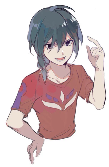 昔のイナズマ絵

短髪バージョンの感じ^^ 