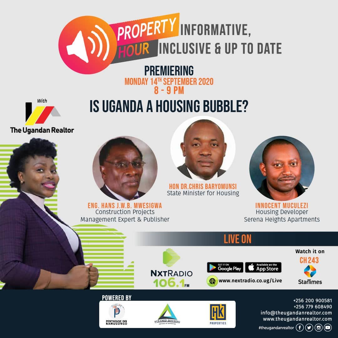 LyricalEssie's tweet image. For my friends like @kadobamosesUG and others who are in real estate business. Please don’t miss #NXTPropertyHour on @nxtradioug 
. Don’t miss many guests like @pyramid_Housing
@UGconventionUK
@pentnamugongo
@BaryomunsiChris 
@HKpropertiesUg
@mwesigwafredie 

Tonight at 8pm