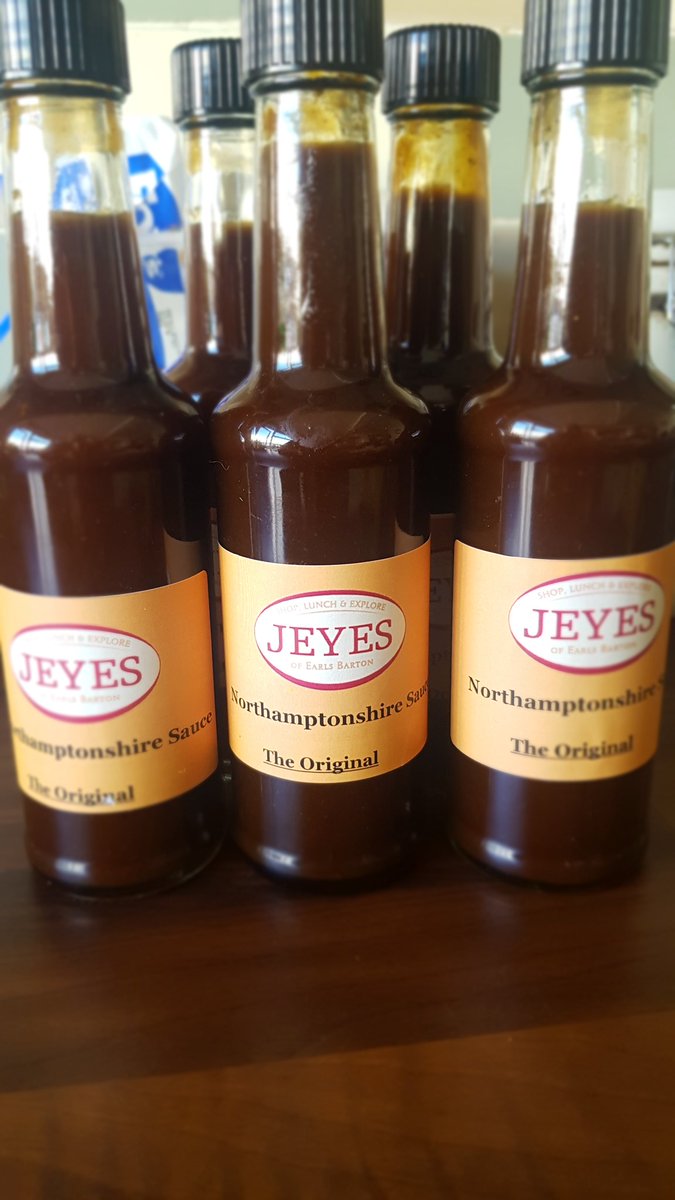 friarsfarm1's tweet photo. Looking forward to a chat with @AmosAnnabel @BBCNorthampton @JeyesEB talking Northampton sauce . Recreated by me and soon to be for sale at jeyes in earls Barton https://t.co/L6lyajaPIt