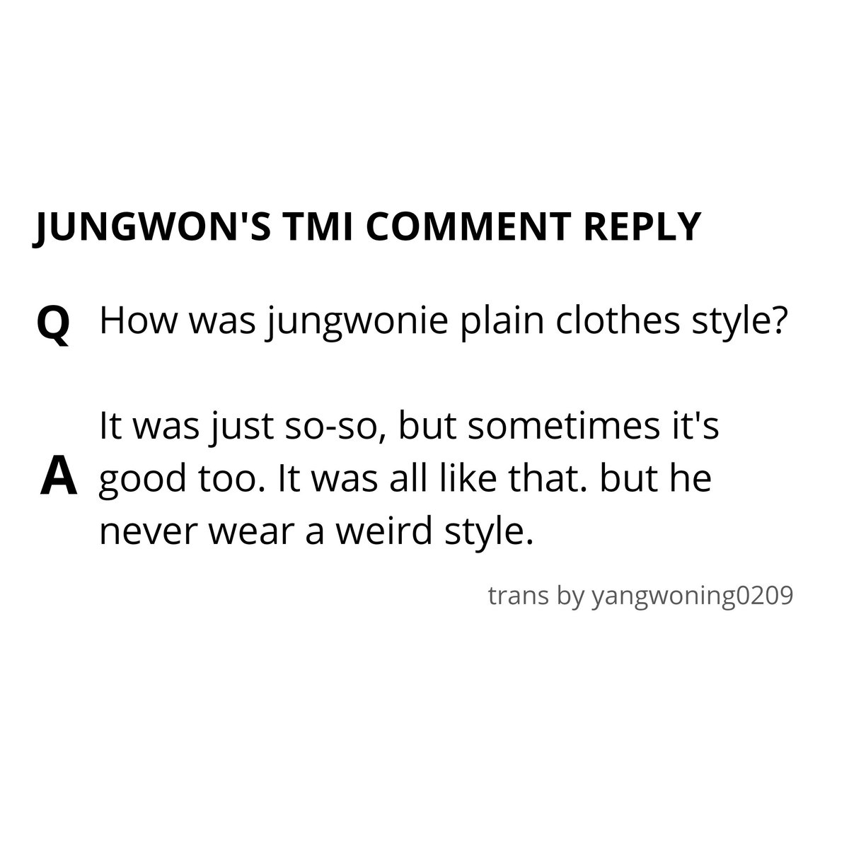 [4] About his fashion style! this OP is kinda funny and to the point tho