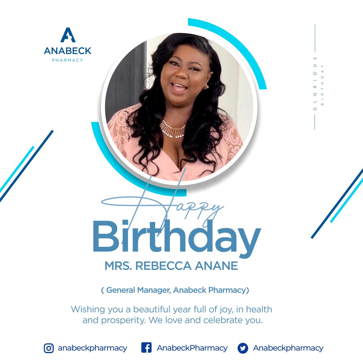 AnabeckP's tweet photo. Happy birthday Madam. God bless you https://t.co/JG50PAxSgU