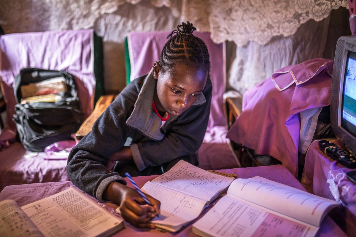 UNICEFAfrica's tweet photo. The most vulnerable #children are the hardest hit by #COVID19 school closures. @UNICEF is working with governments to make sure that when schools reopen, they reopen with all the safety measures in place &amp; secure the best interests #ForEveryChild. https://t.co/BTHtXpvR8Y