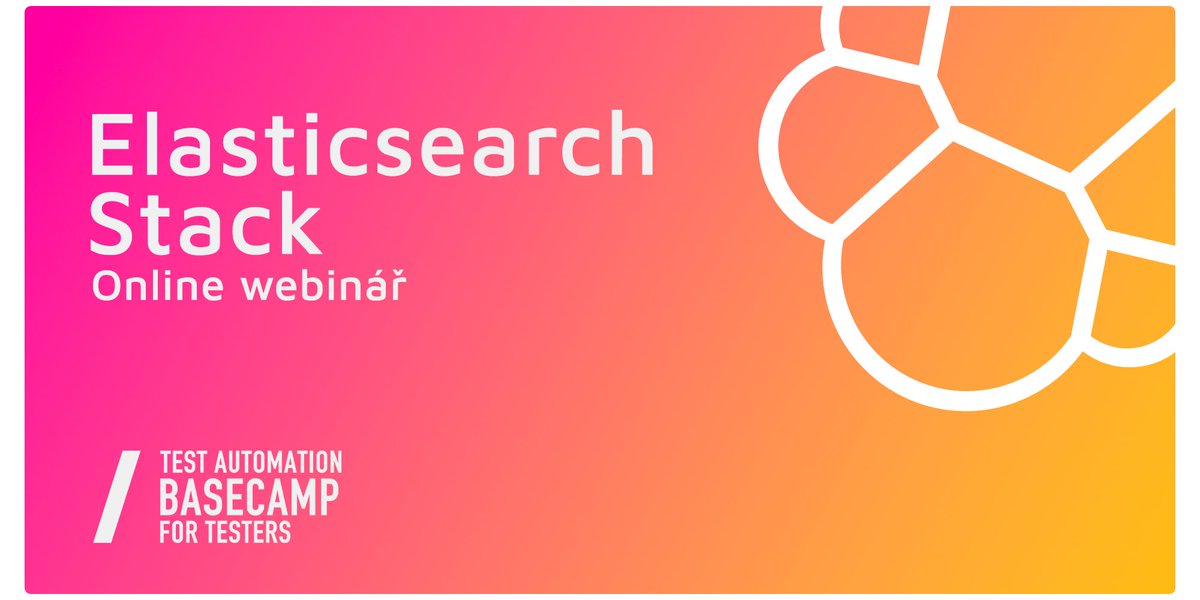 RDPanek's tweet photo. 👉 Webinář: Elasticsearch stack v test automatizaci

👉 Kdy 
21.09.2020 od 17h

👉 Více info
https://t.co/y3cOvWlar2

#testStack #testAutomationBasecamp #elasticsearch https://t.co/0AnlygYGBw