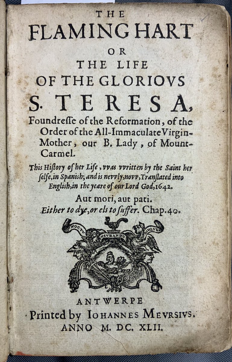 LucyVinten's tweet photo. My latest blogpost from the Jesuit Archives. It’s about a book published in 1642, English Catholic converts, Jesuits, #libraries and a nun called Trevor.
https://t.co/PfszSmz3hA
@SepsCollections @beginningcat @JesuitsBritain @DrFrancisYoung #BookProvenance https://t.co/LYTUcBc84C