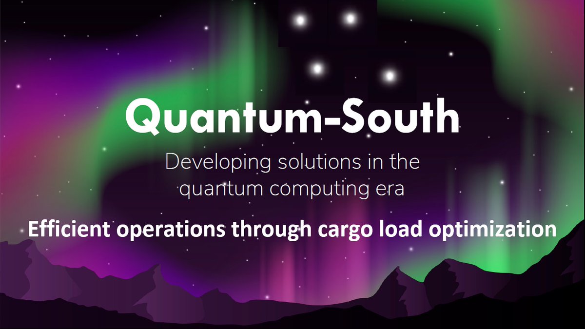 Quantum South works with complex optimization problems for cargo in airlines and ships leveraging #QuantumComputing software. We aim to achieve better results than conventional solutions available today
and help companies to improve revenues &amp; reduce costs
linkedin.com/company/quantu…