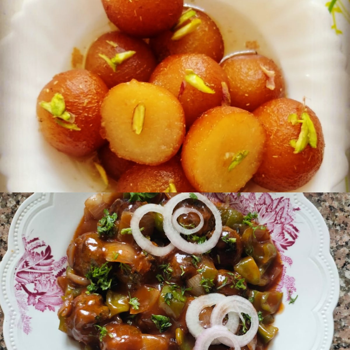If you are reading this , then pls comment .. just a mini voting ..
Which recipe would you like next??
1.Mazedaar gulab jamun
Or
2.Lazeez chilli kabab
Do comment😊
@afreen_kitchen <a href="/JeeyaNeha/">Laraib Neha</a> <a href="/deadlicious_cs/">Deadlicious</a> <a href="/DesiFoodRecipe1/">Desi Food Recipes</a> <a href="/BearFoodKitchen/">Bear Food Kitchen</a> <a href="/HebbarsKitchen/">Hebbar's Kitchen</a> <a href="/ThomasFamilyBo2/">Thomas Family Bond</a>