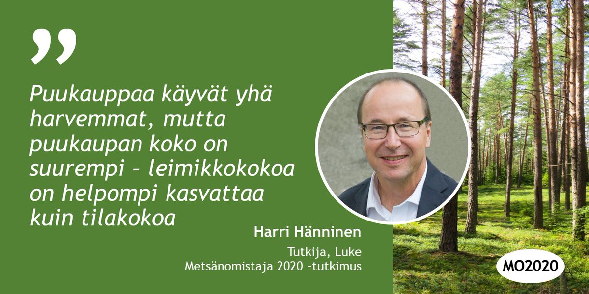 Metsänomistaja2020 hankkeen tuloswebinaarissa Hänninen linjaa puumarkkinoille osallistumisen muutosta.  #metsänomistaja2020 <a href="/helsinkiuni/">University of Helsinki</a> <a href="/LukeFinland/">Luonnonvarakeskus</a>
 <a href="/PTTfi/">PTT</a> @TTSfi <a href="/mmm_fi/">MMM</a> <a href="/metsasaatio/">Suomen Metsäsäätiö</a> <a href="/mmsaatio/">Metsämiesten Säätiö</a> 
urn.fi/URN:ISBN:978-9…
