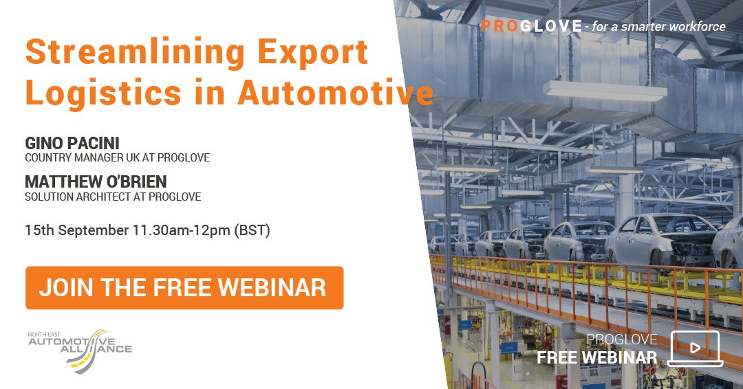 ProGlove's tweet photo. #AutoExportWeek is fast approaching. Today is your last chance to register and meet Gino Pacini Jr. and Matt O'Brien tomorrow at 12.30pm CET. Register now: https://t.co/cvdOFMz35a

#automotive #exportlogistics #SupplyChainNE https://t.co/zphSgeaQcP