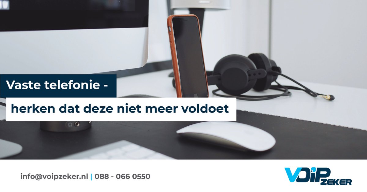Met onze tips herken je wanneer je huidige vaste telefonie toe is aan verbetering. Bedrijven willen efficiënt werken en optimale bereikbaarheid bereiken. 

Hoe je dit herkent lees je hier:
bit.ly/2Rouaht

#bereikbaar #telefonie #bereikbaarheid #thuiswerken #mkb #zzp
