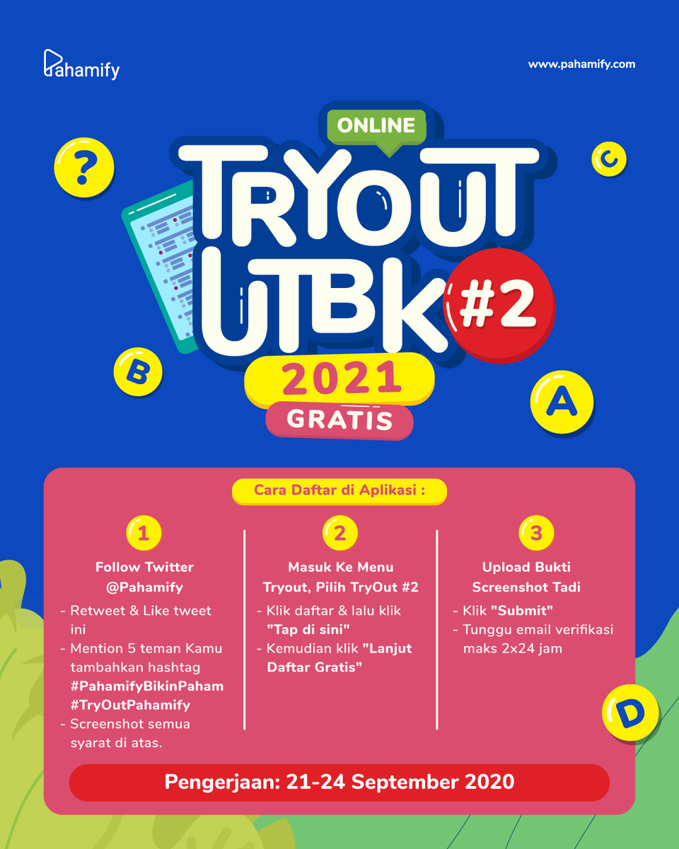 Pahamify | TO + Live Class UTBK & Ujian Mandiri tweet media